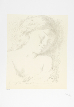 Jeune fille, aus "Dessins"