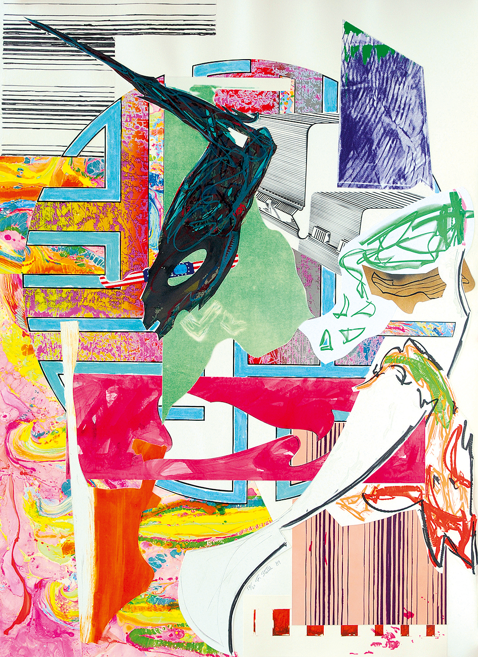Frank Stella, The Quater-Deck, 1989, 
aus "The Waves"