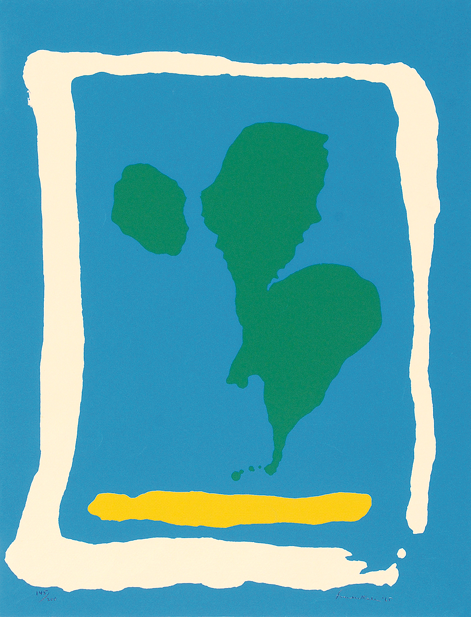 Helen Frankenthaler, Air Frame, from "New York Ten"