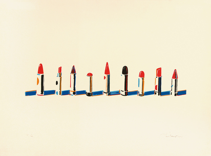 Lipstick Row, aus "Seven Still Lifes and a Rabbit"