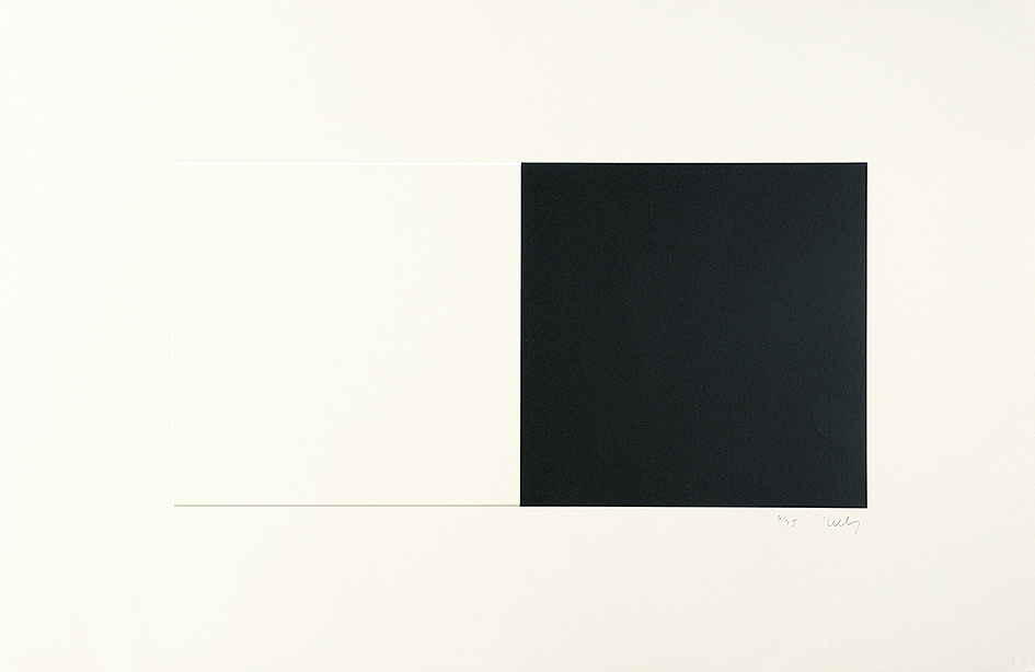 Ellsworth Kelly, White and Black