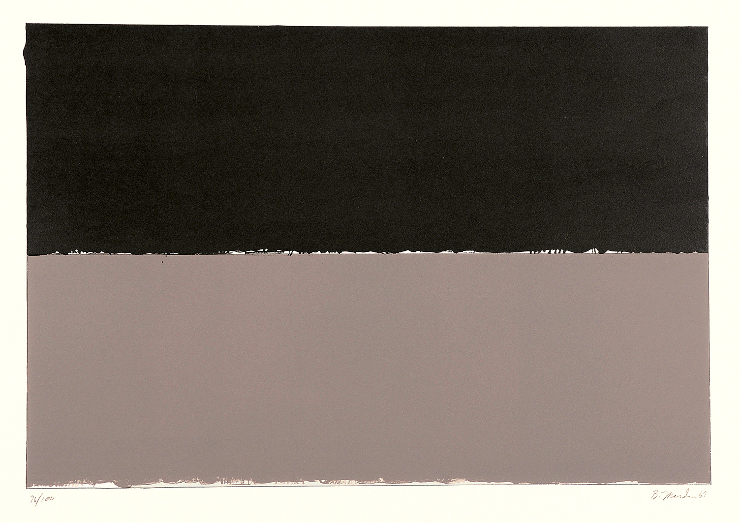 Brice Marden, Gulf, aus "New York Ten"