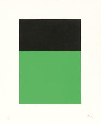 Black/Green, aus "Series of Ten Lithographs"