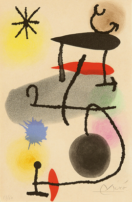 Blatt aus "Le dedans & le dehors"