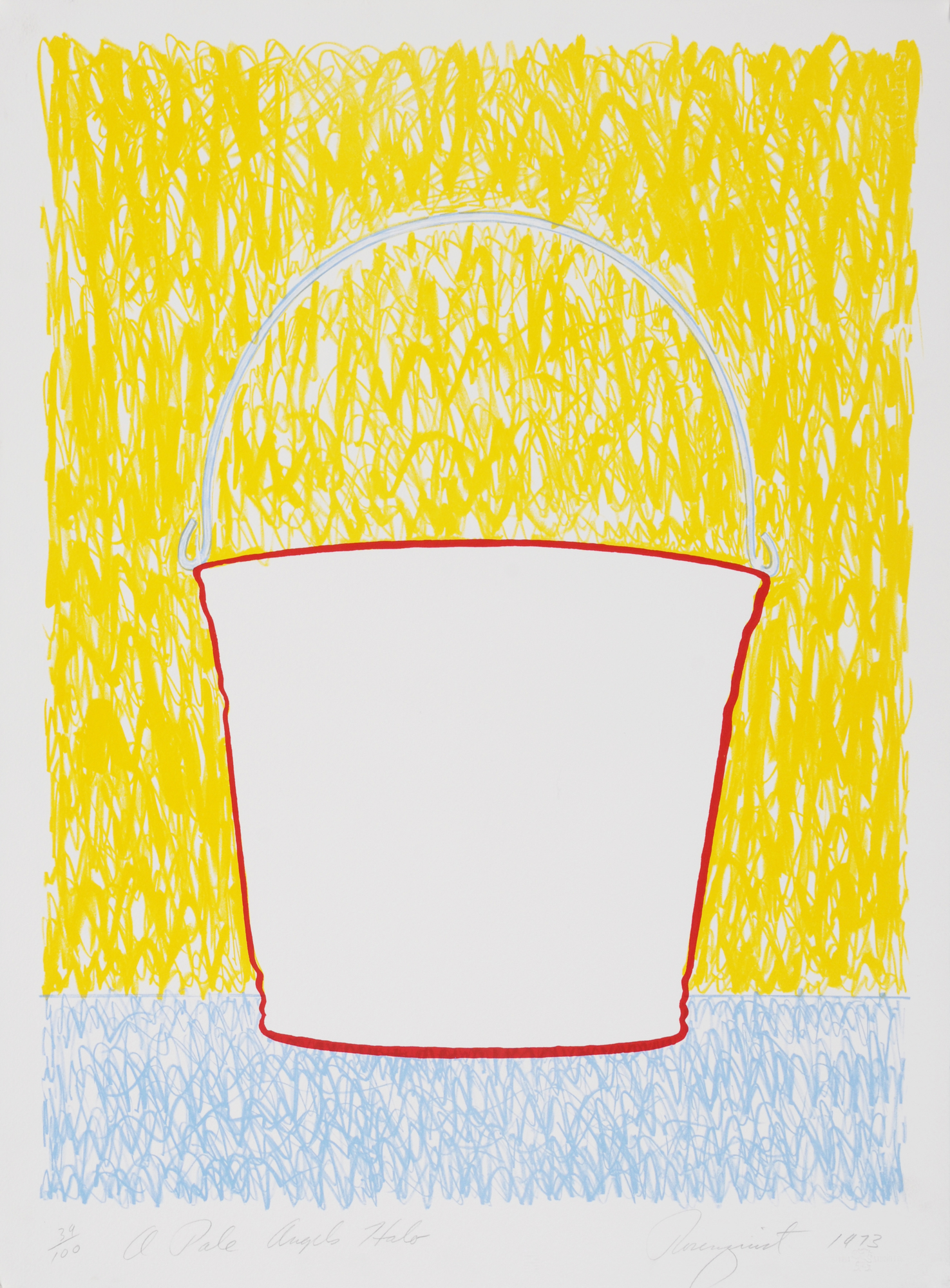 James Rosenquist, A Pale Angel's Halo, aus "Reality and Paradoxes: A Portfolio of Seven Original Prints"