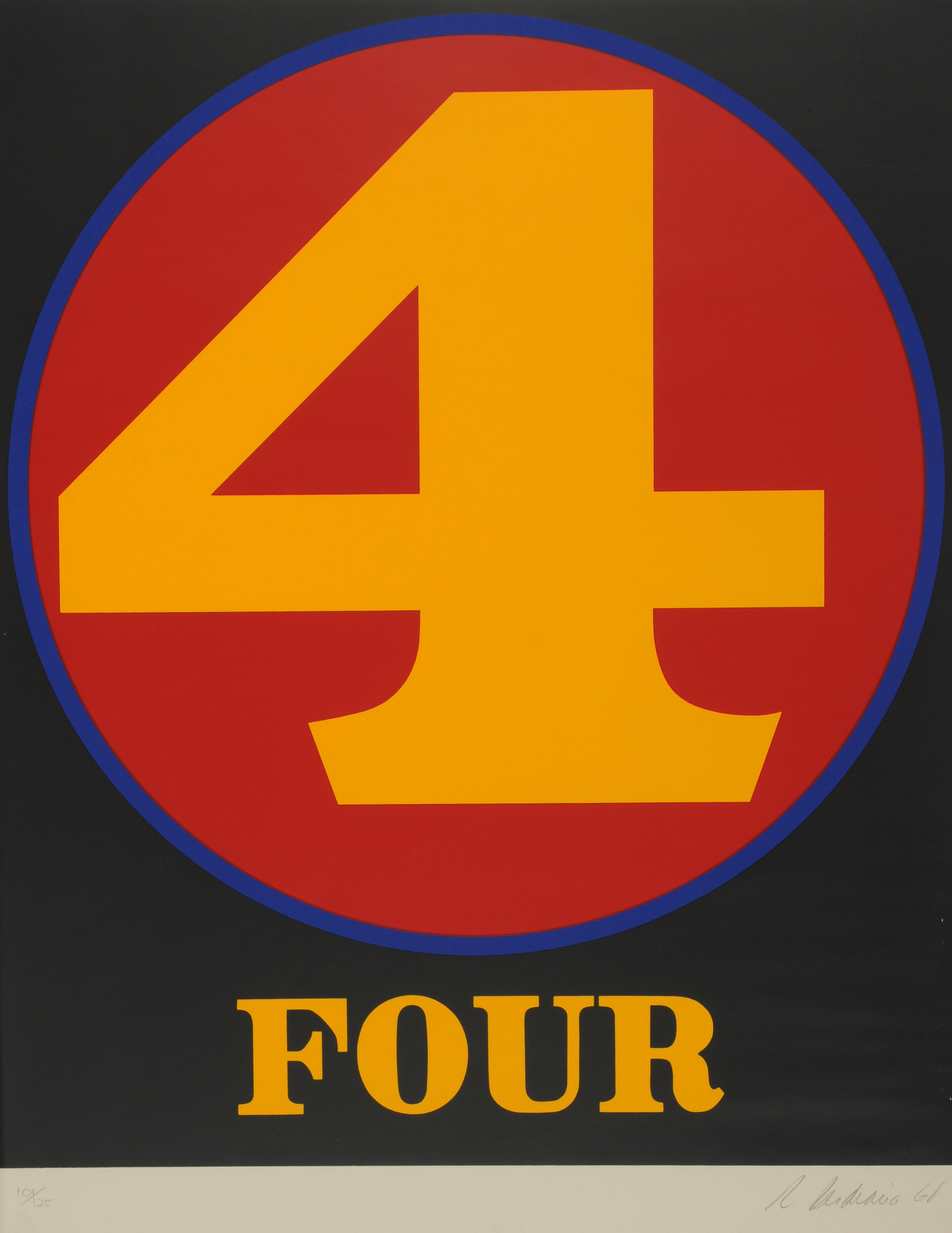 Robert Indiana, Four, aus "Numbers"