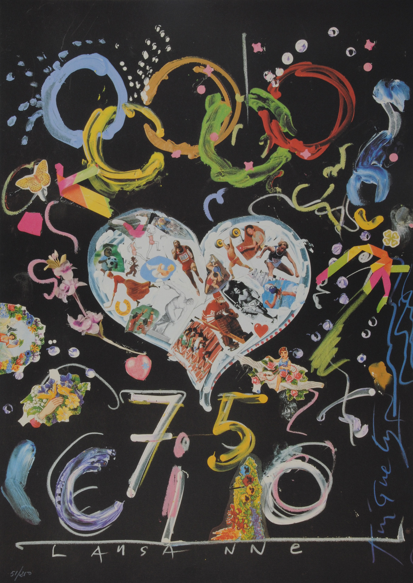 Jean Tinguely, Composition pour les Jeux Olympiques