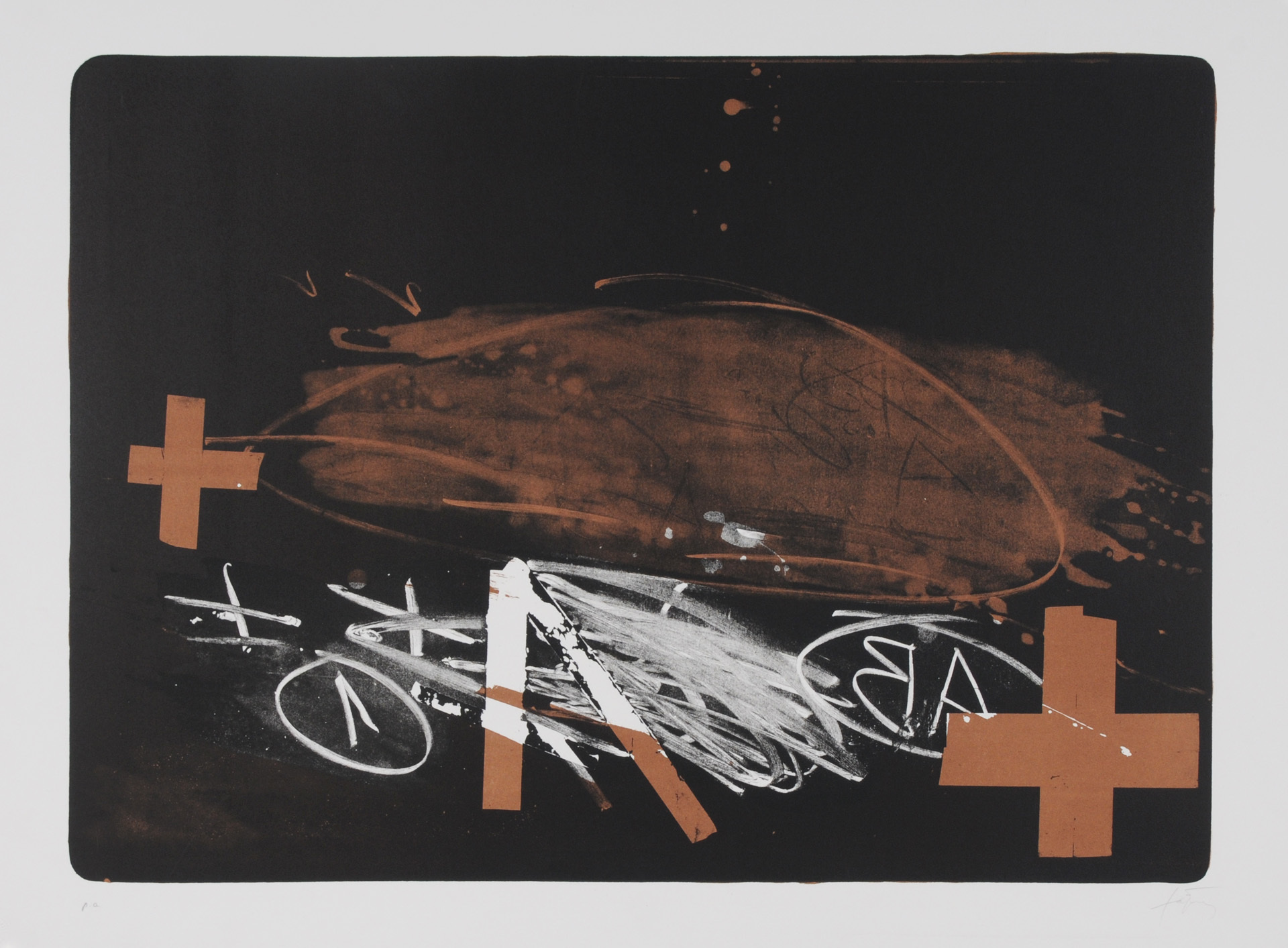 Antoni Tàpies, A effacé