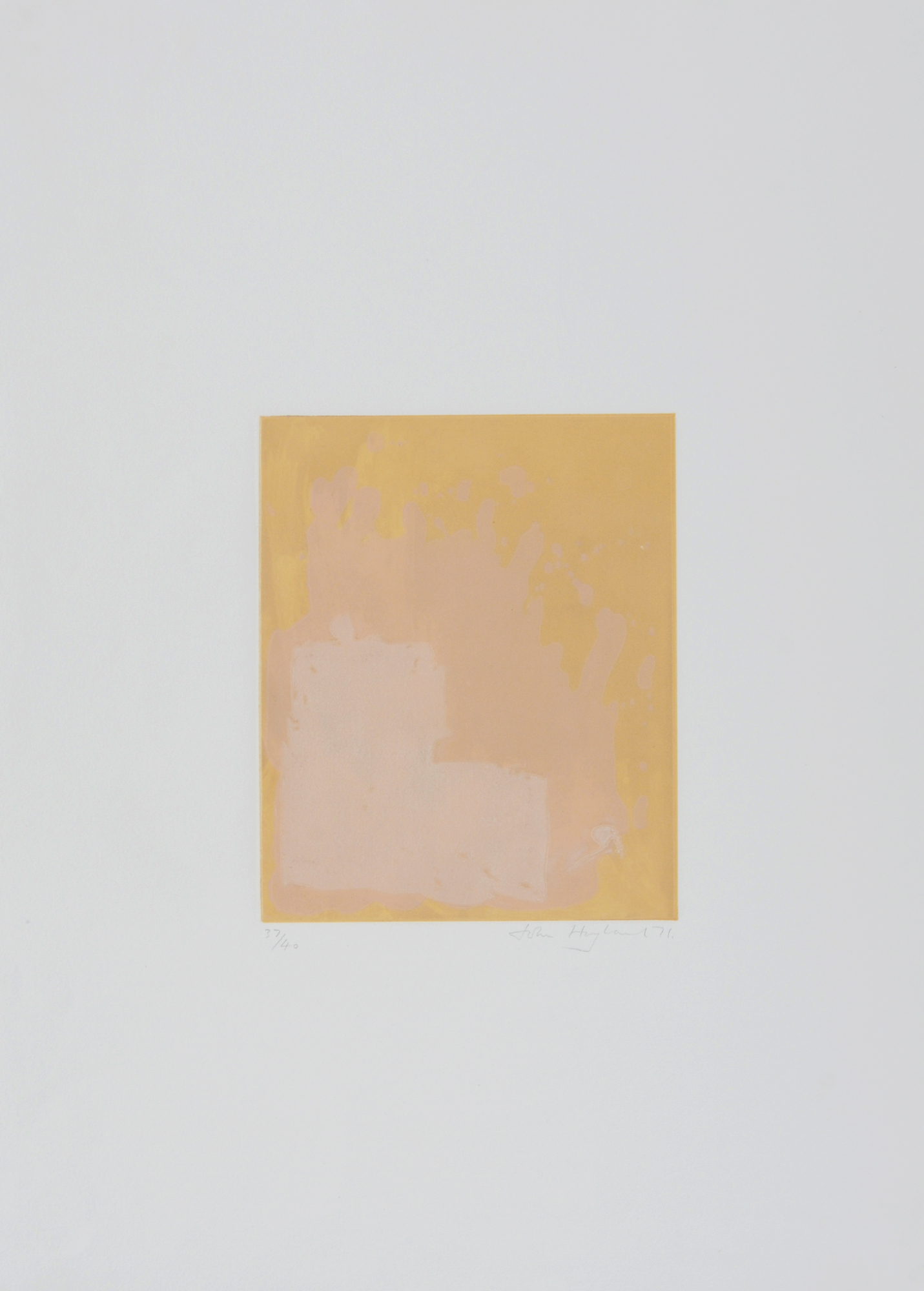 John Hoyland, 2 Blätter: Untitled