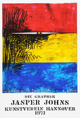 3 Plakate: Moratorium, 1969; Jasper Johns, Philadelphia Museum of Art, 1970; Jasper Johns, Die Grafik, Kunstverein Hannover