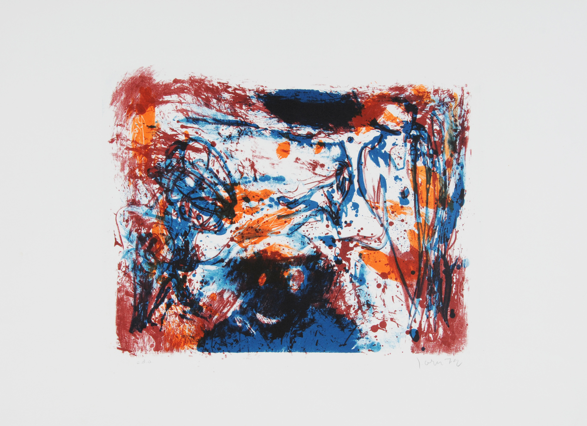 Asger Jorn, Sheet from "Die Geschichte vom teuren Brot"
