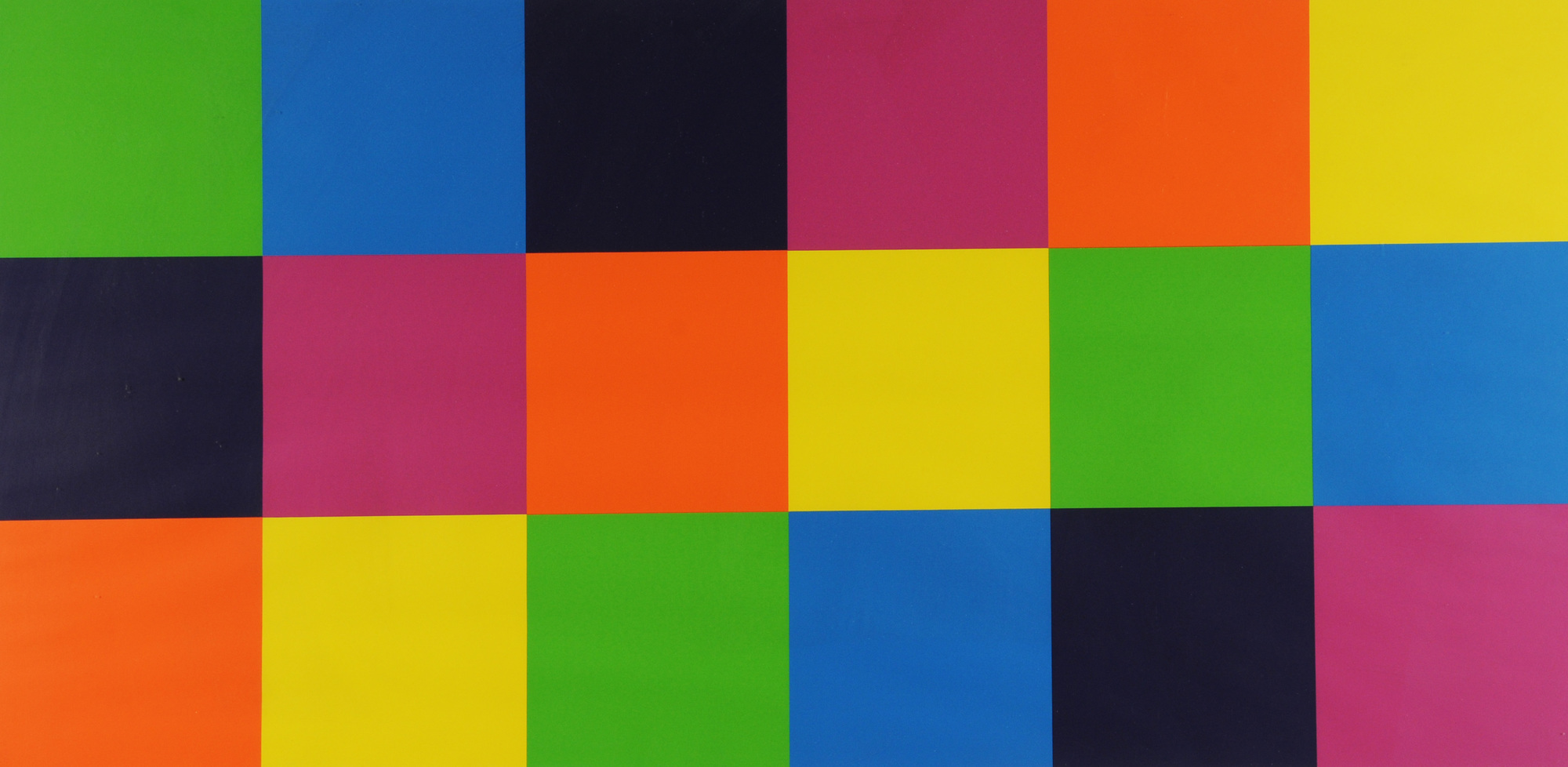 Richard Paul Lohse, Sheet from "3 x 3 Farbgleichungen"