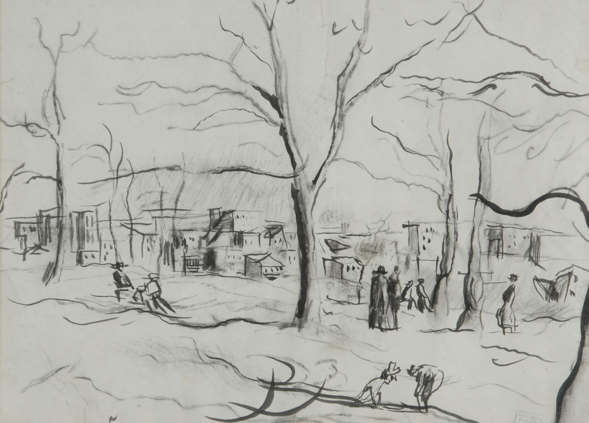 Jules Pascin, Dans le parc