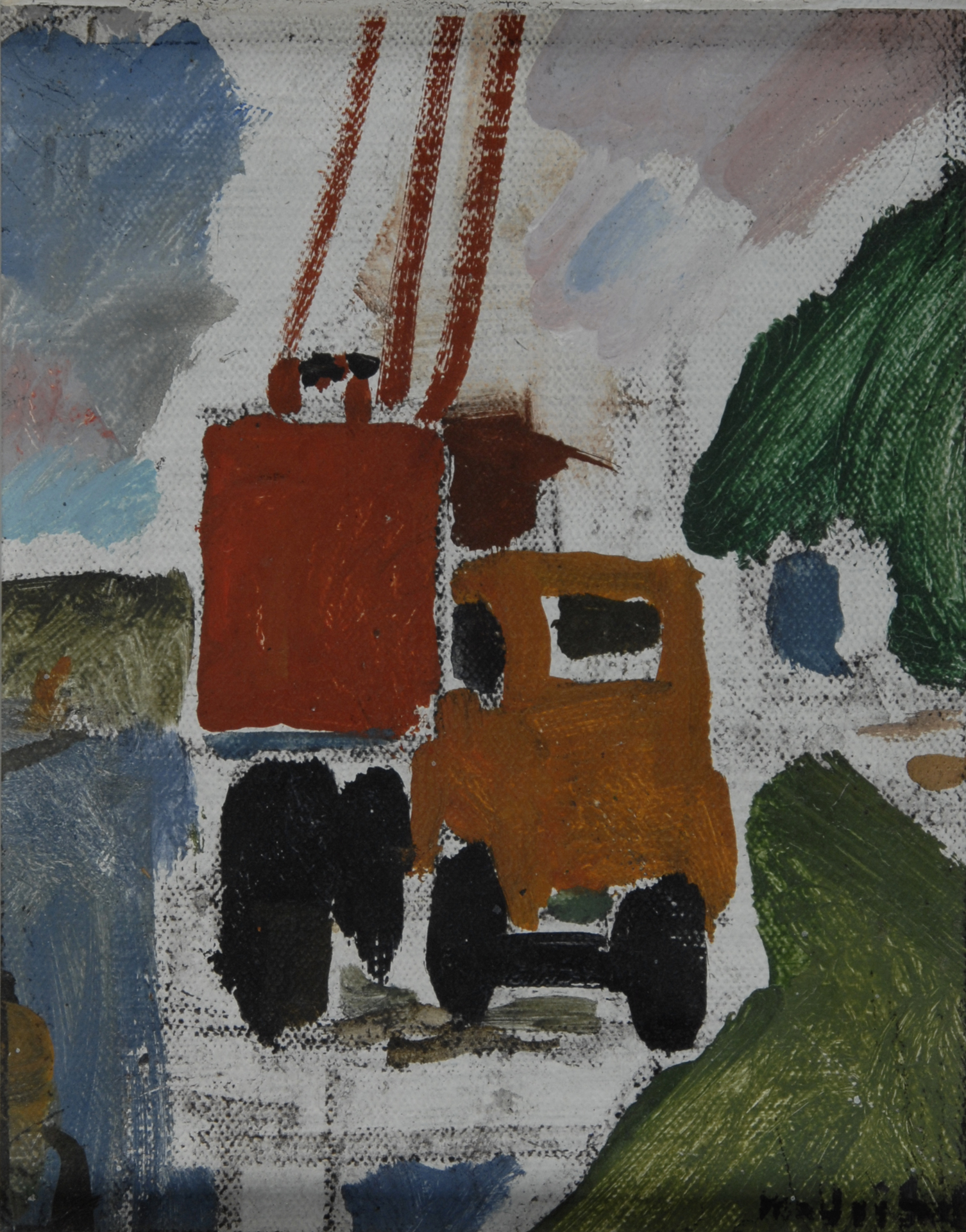 Karl Madritsch, Baukran