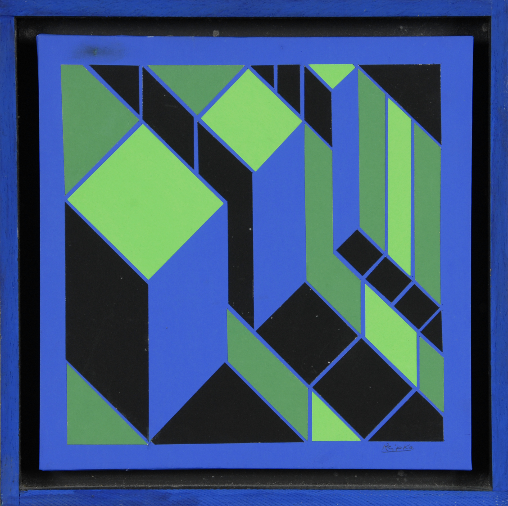 Jürgen Reipka, 2 Collagen: Ambivalente Reihe 36, 72 C II, 1972; 2, 72 C VII