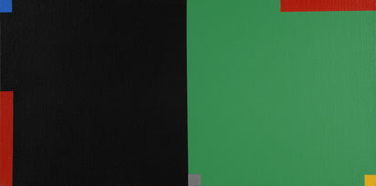 2 paintings: Untitled (No. 1), 1996; Untitled (No. 6)