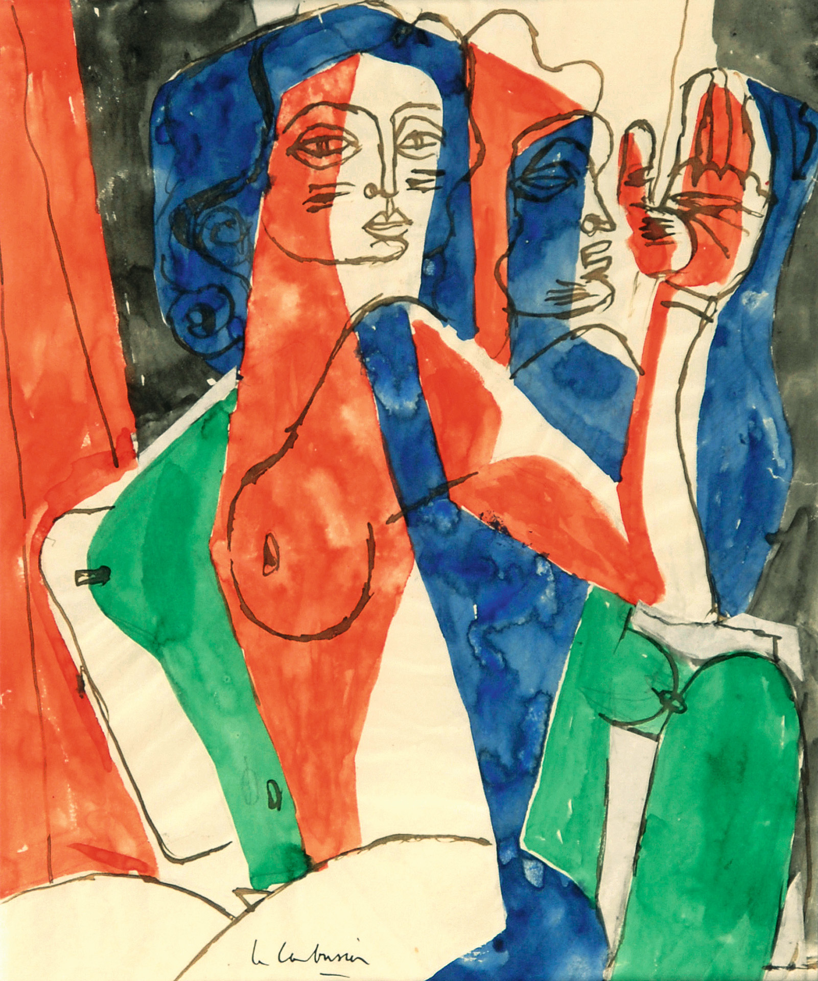 Le Corbusier, Deux femmes, ca. 1940-45