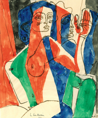 Deux femmes, ca. 1940-45