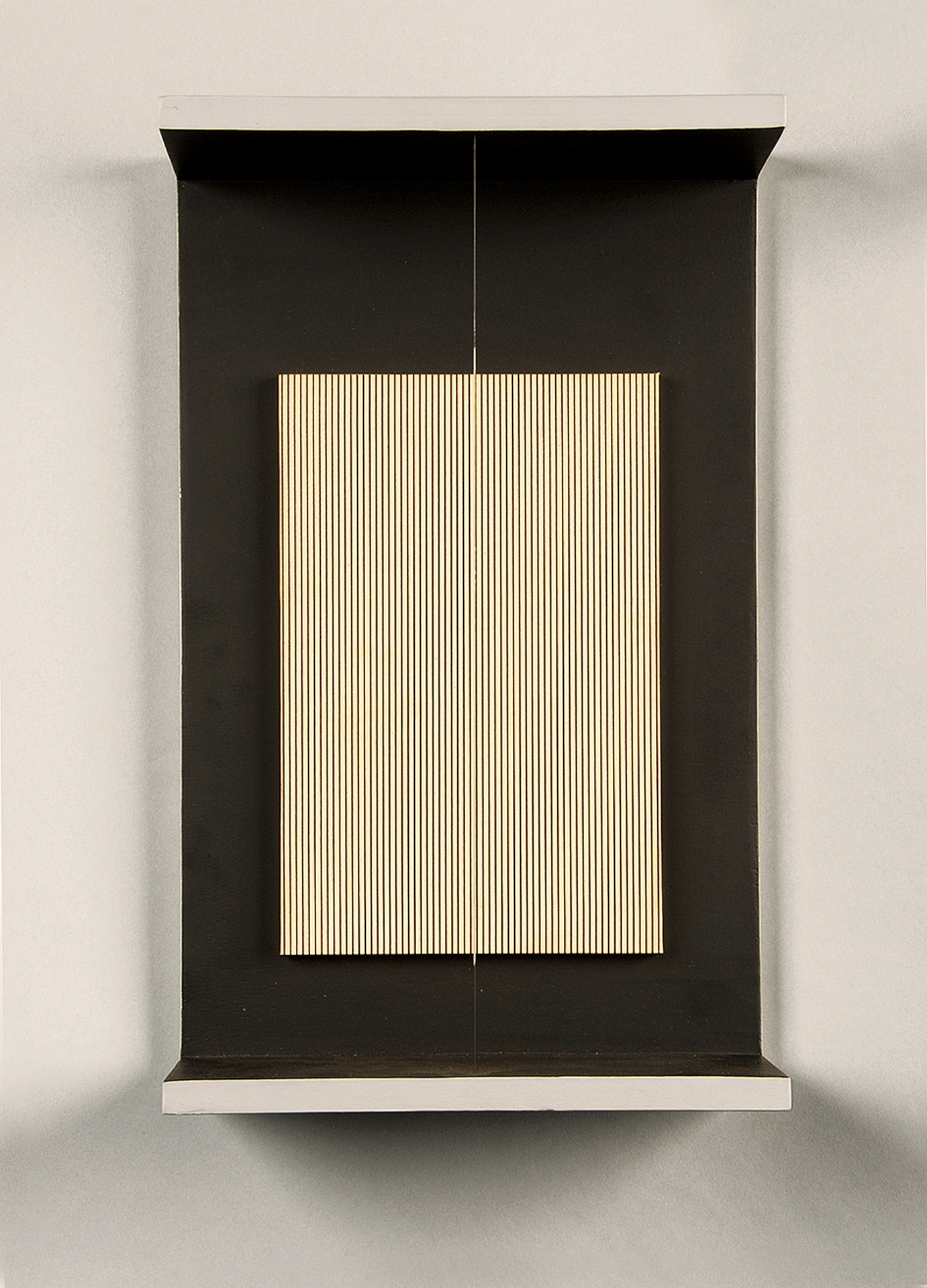 Jesús Rafael Soto, Petite vibration brique et noir
