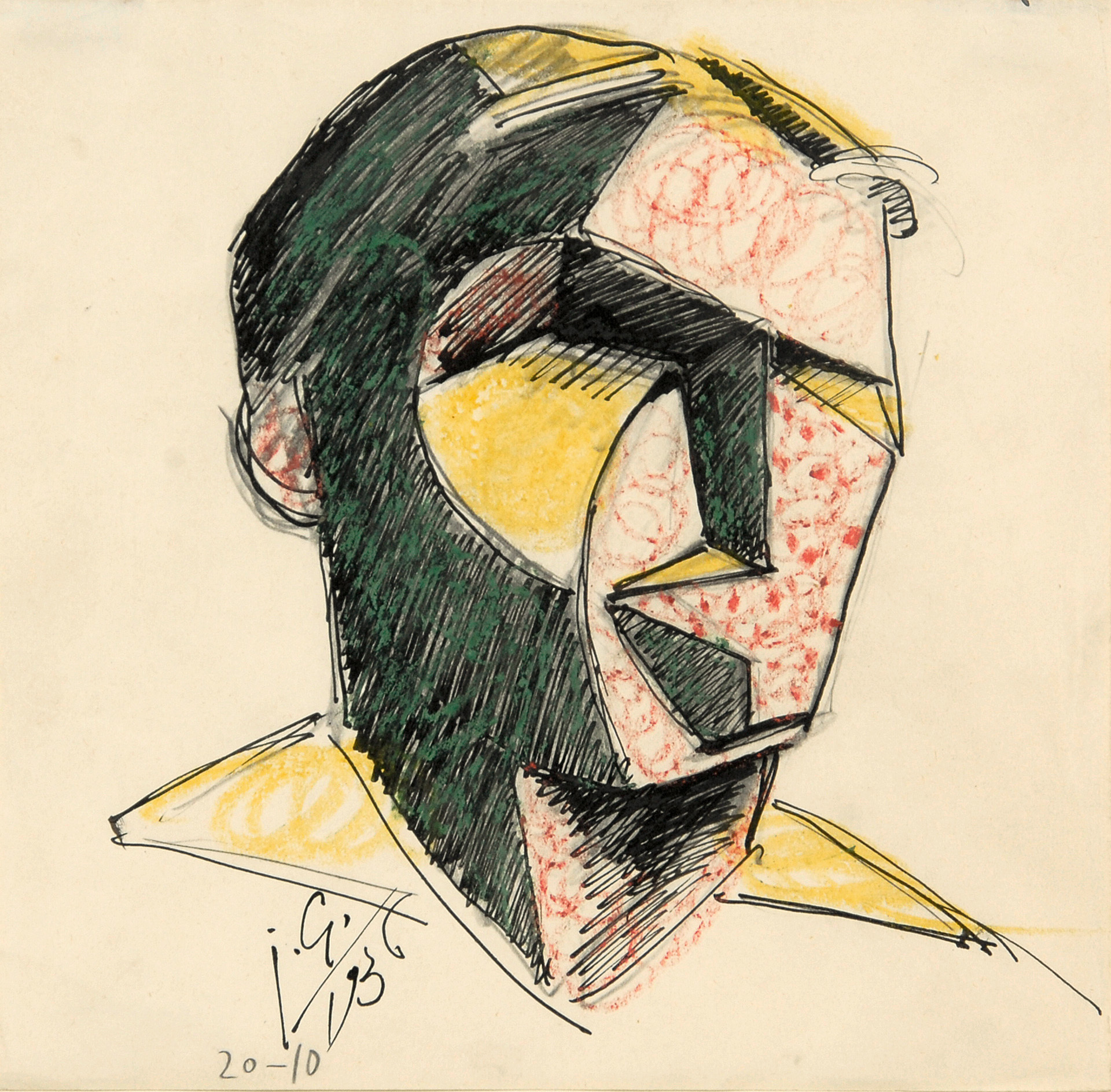 Julio González, Tête de femme cubiste