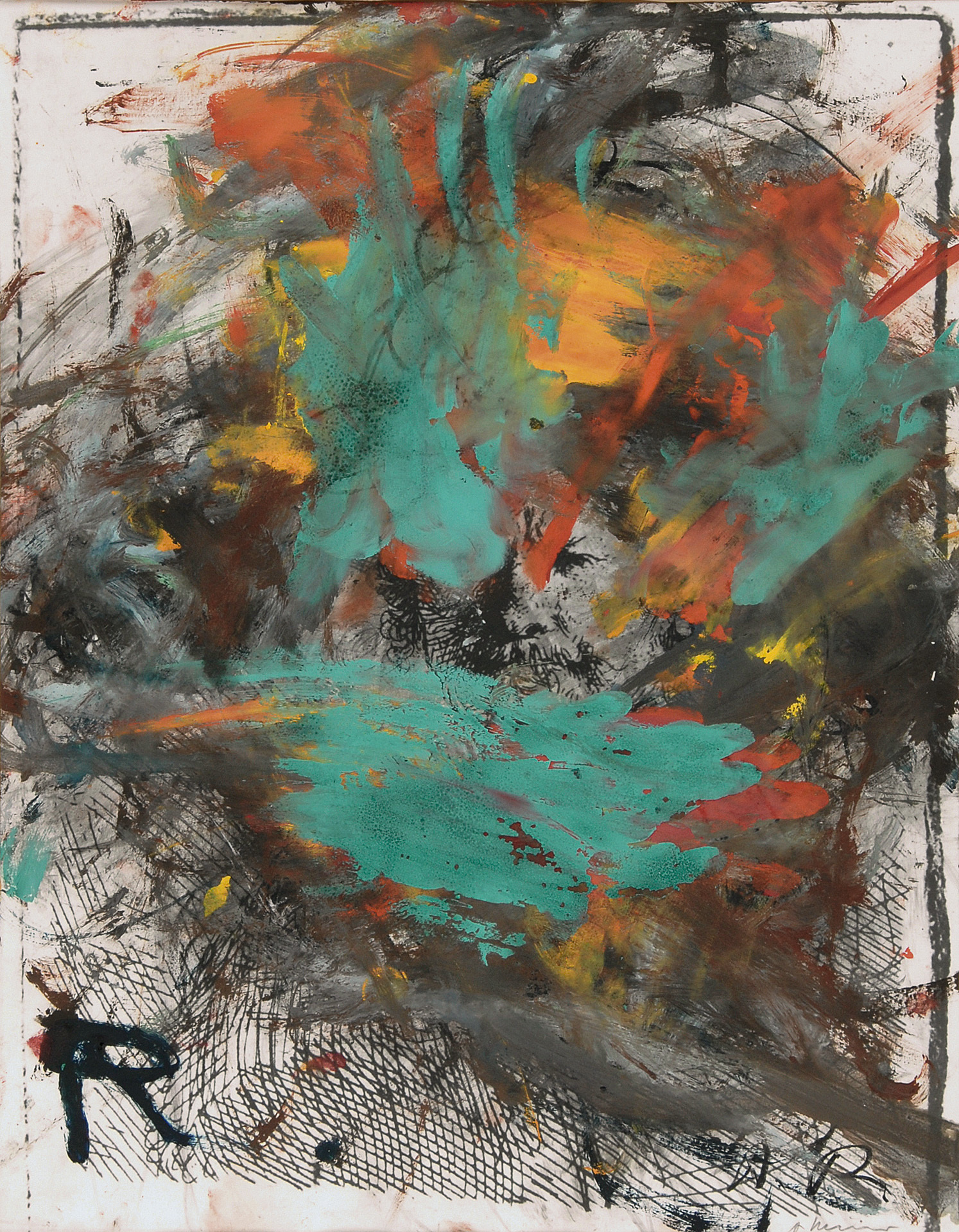 Arnulf Rainer, Rembrandt-Übermalung