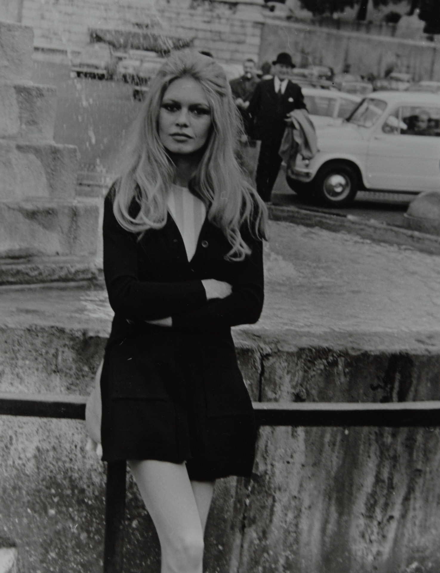 Verde Vittorio La, 4 photographs: Brigitte Bardot in Rome