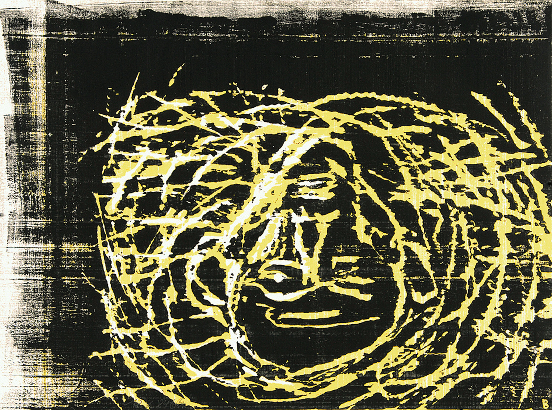 Georg Baselitz, Ohne Titel (Kopf) B.