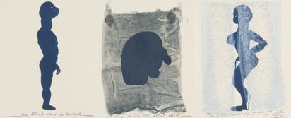 Triptychon. The Black Man, the Jew, and the Girl