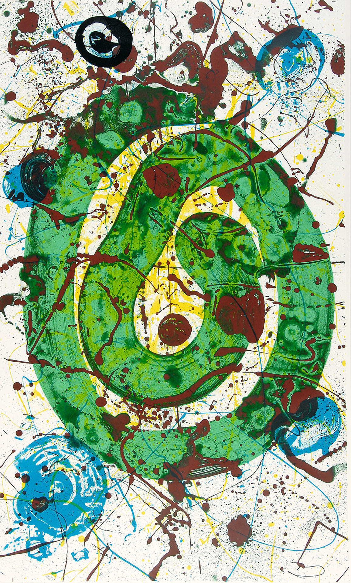 Sam Francis, For the Blue Sons of the Air (SFS-336)
