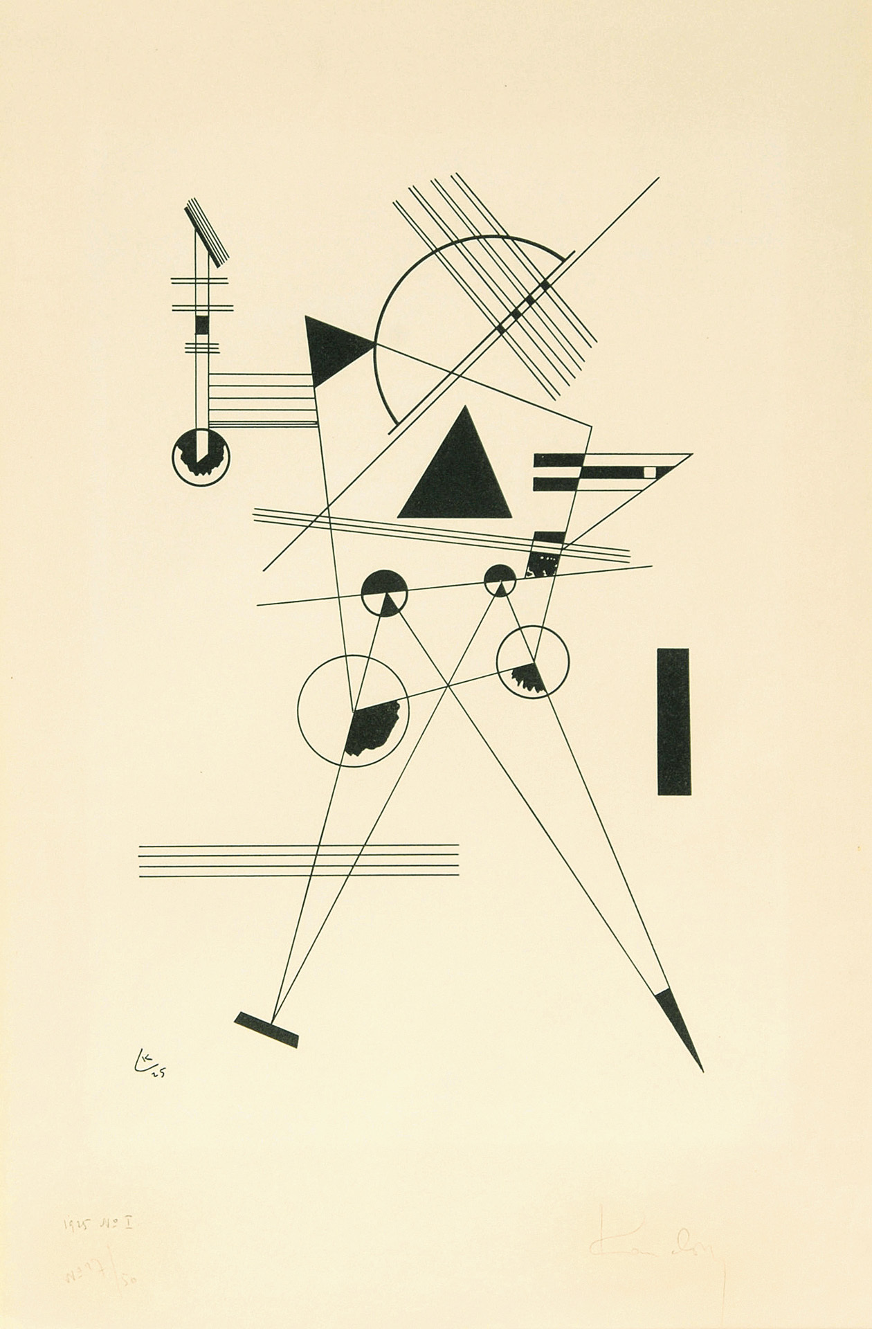 Wassily Kandinsky, Lithographie N° I