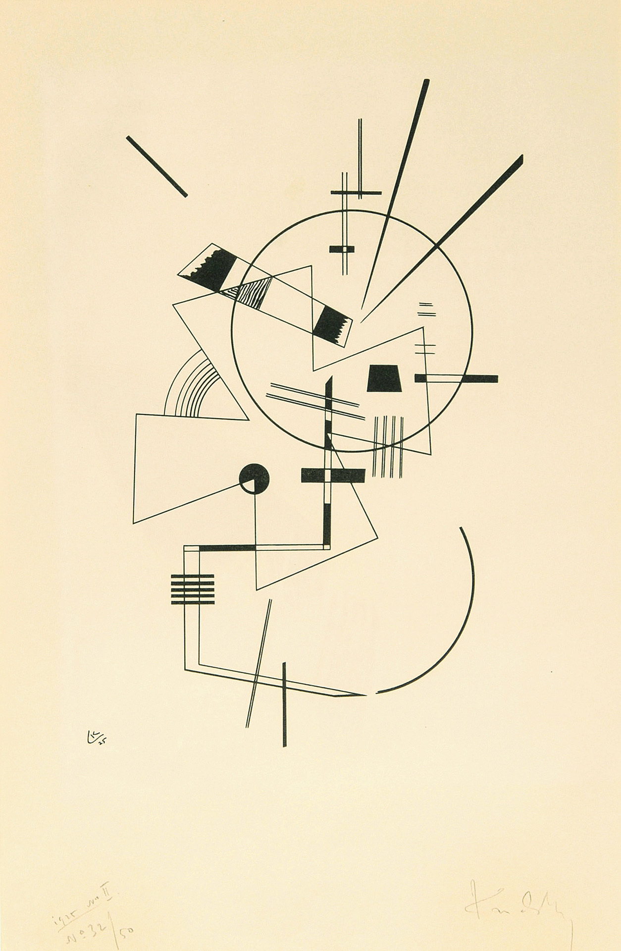 Wassily Kandinsky, Lithographie N° II