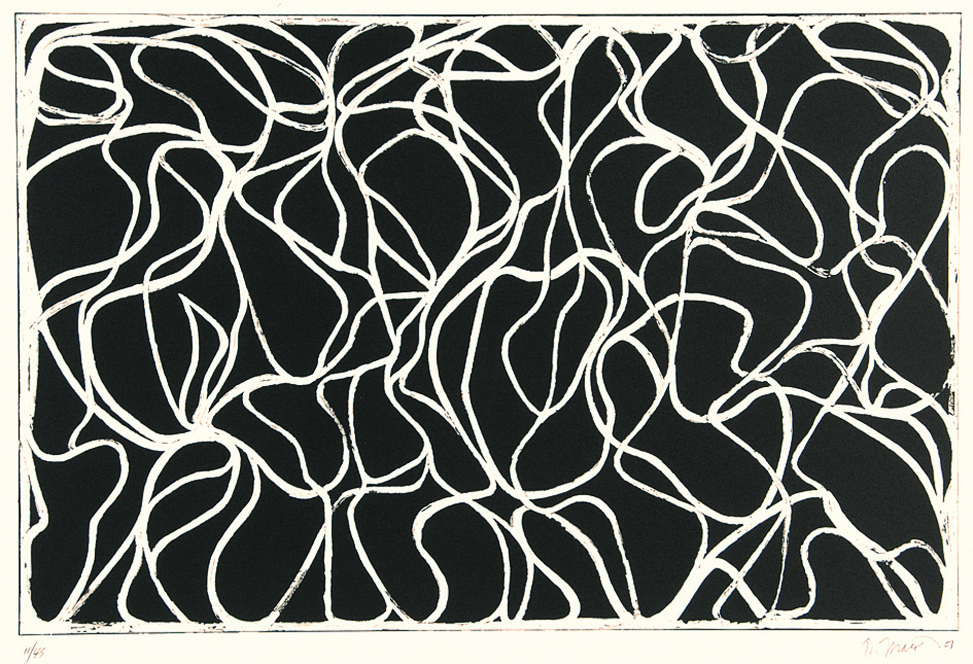 Brice Marden, Muses with Graphite