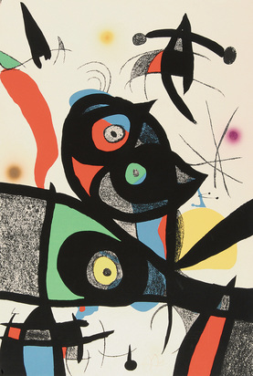 Sheet from "Oda a Joan Miró"