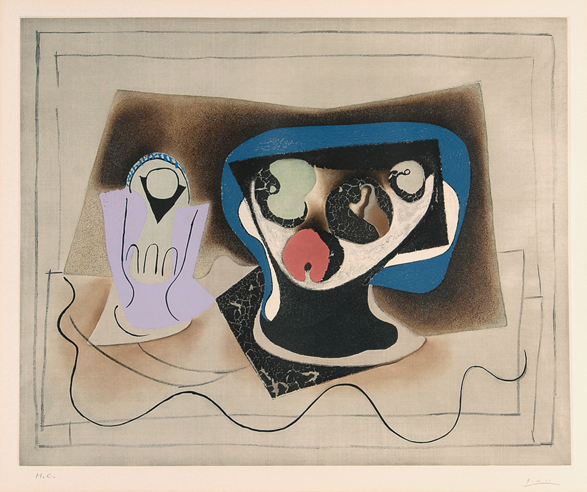Pablo Picasso, after. Le verre d'Absinthe