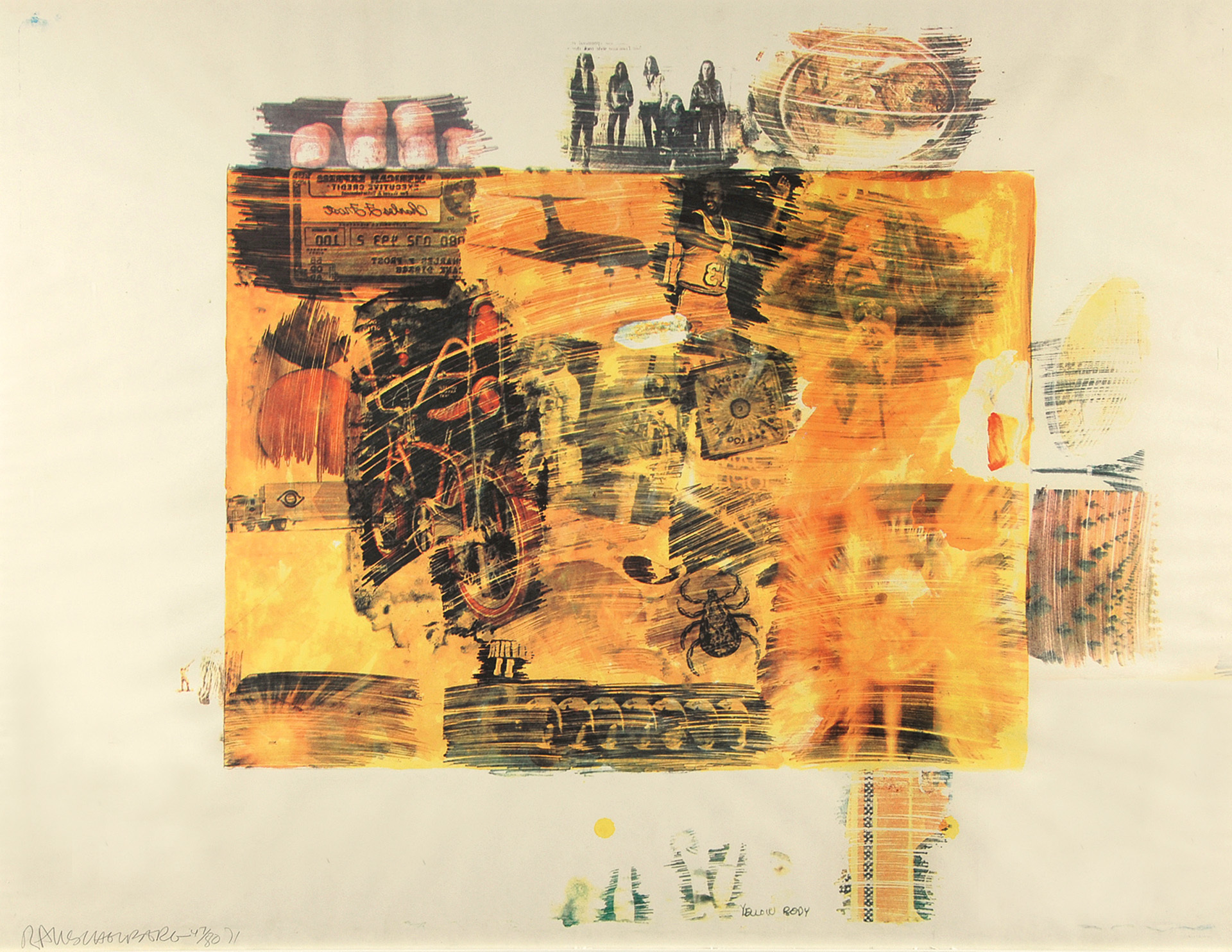 Robert Rauschenberg, Yellow Body