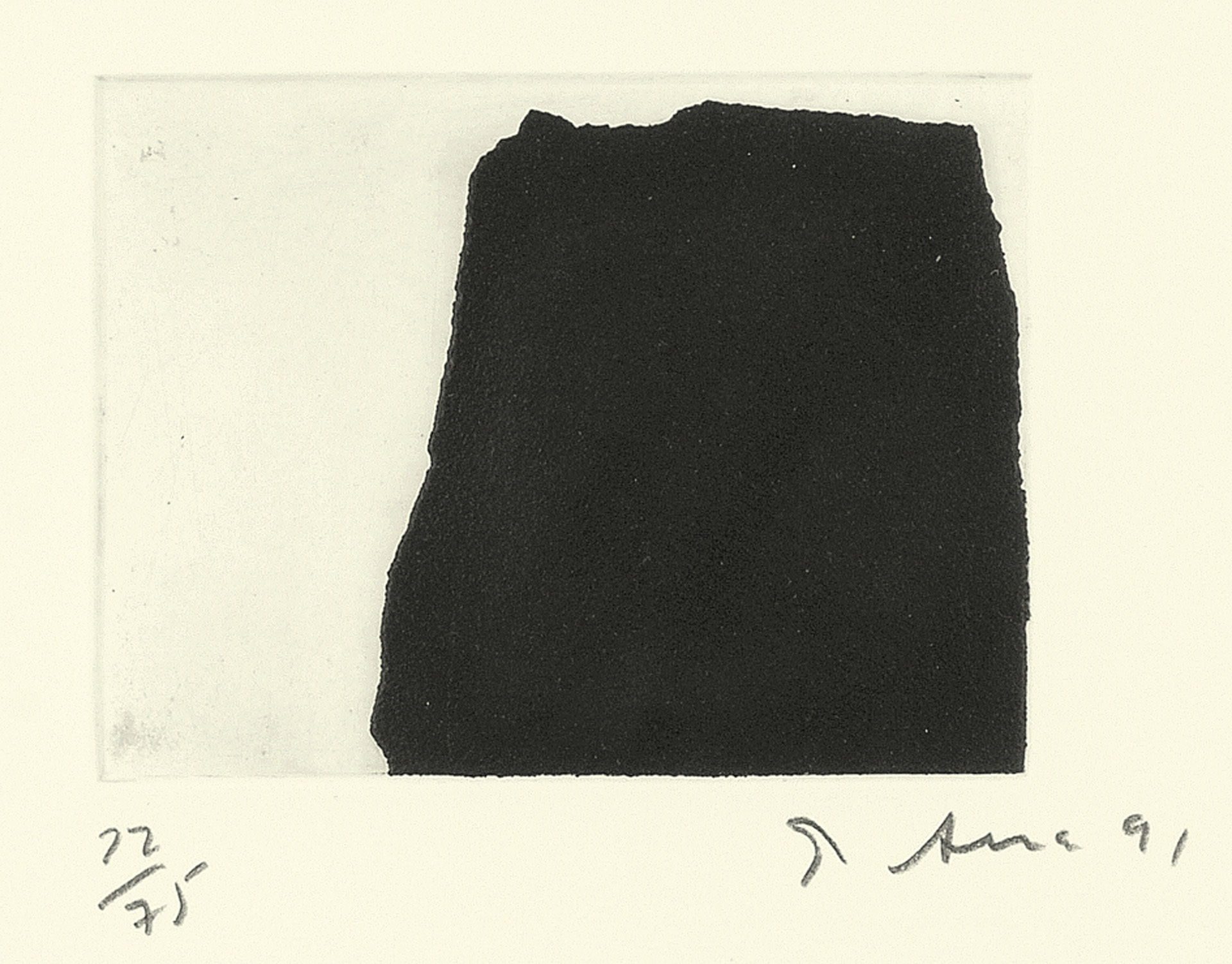 Richard Serra, 1, from "Videy Afangar Series"