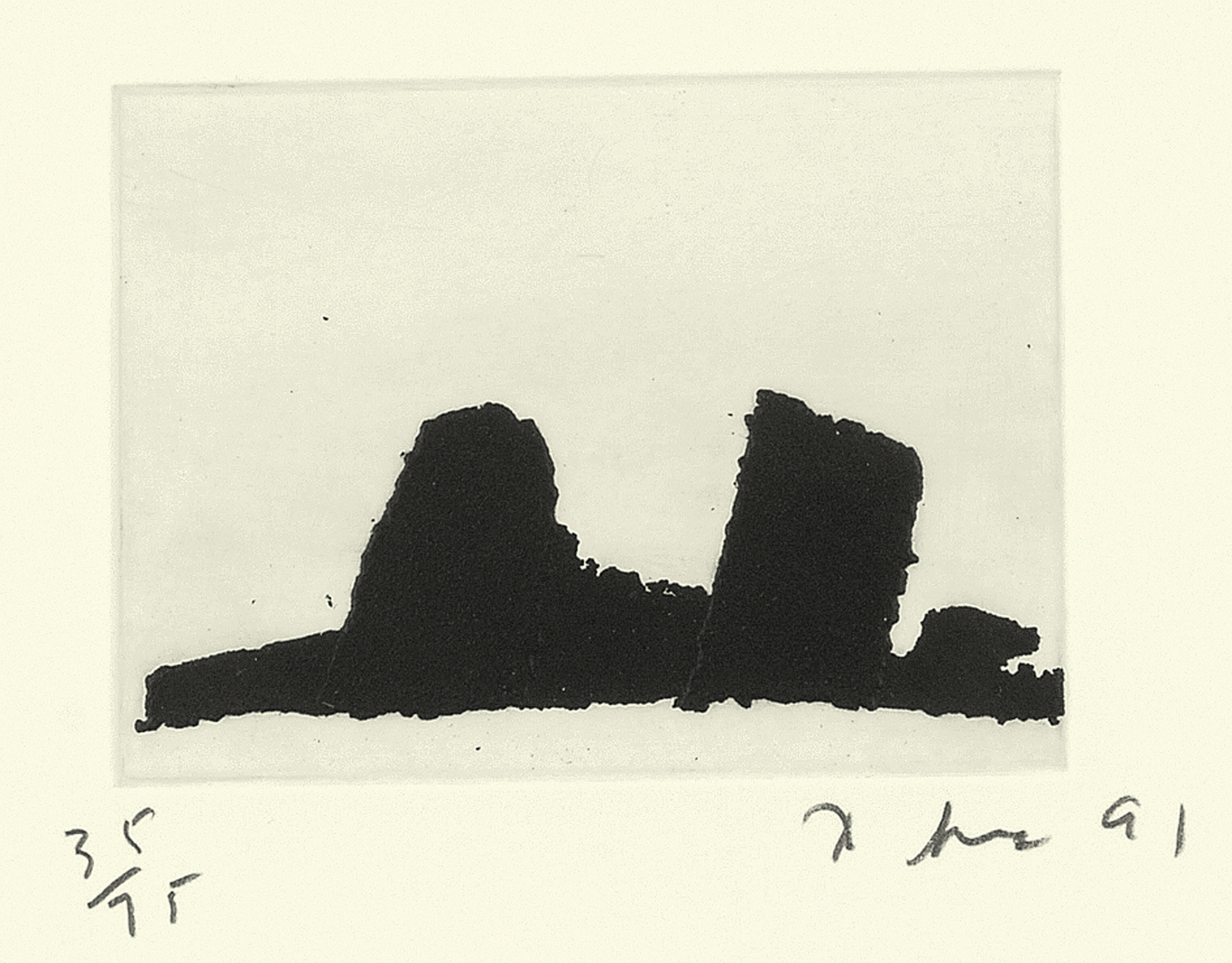 Richard Serra, 2, from "Videy Afangar Series"