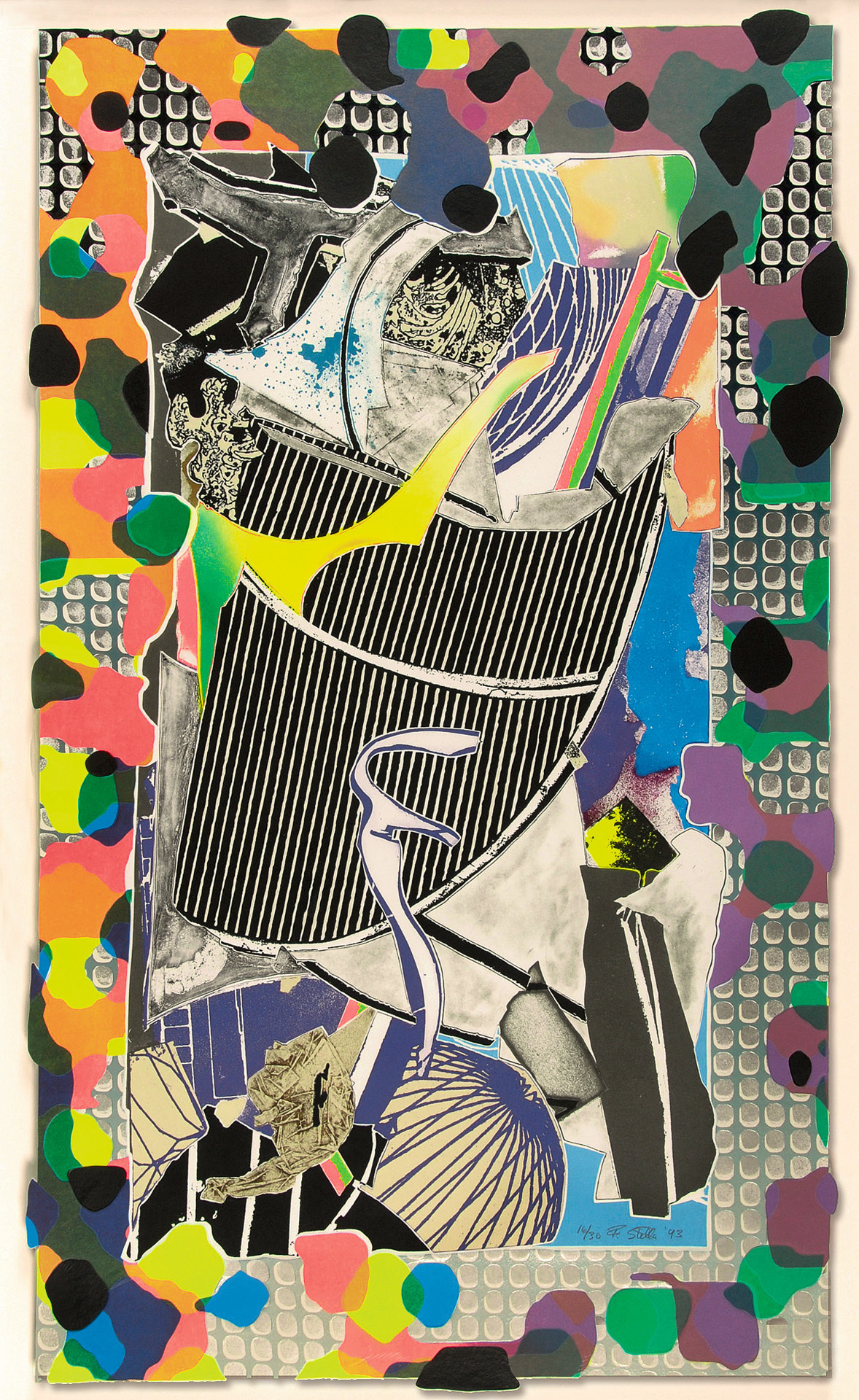 Frank Stella, The Battering Ram, from "Moby Dick Deckle Edges"