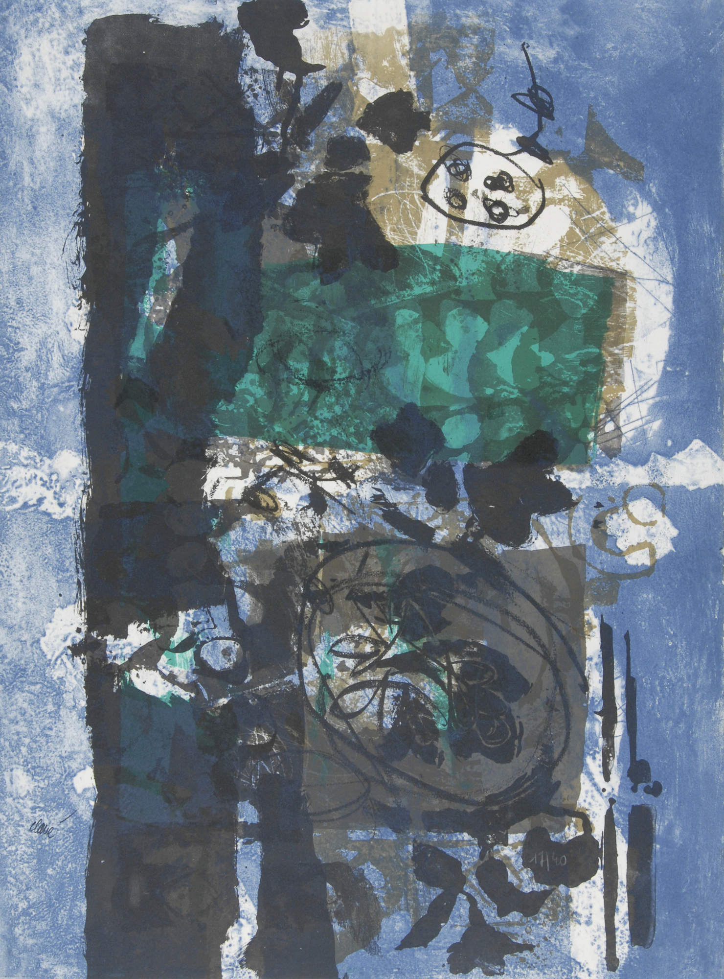 Antoni Clavé, Feuilles noires