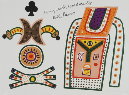 3 sheets: Untitled, from "Foxwatch Series", 1970; Untitled, from "Foxwatch Series", 1970; For My Dearly Loved Master Pablo Picasso