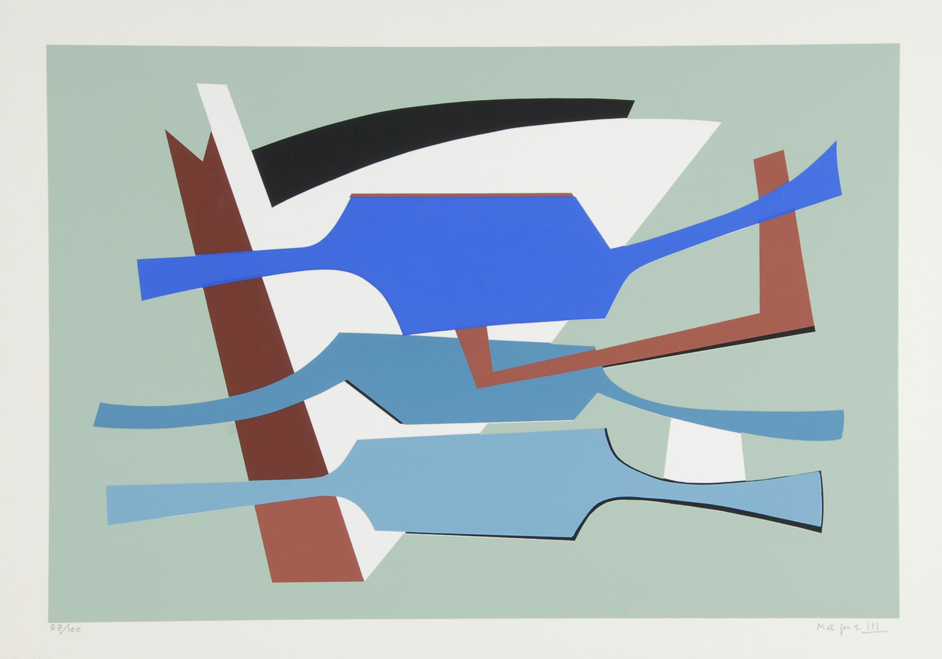 Grafik, 2 Blätter: A. Magnelli; A. Perilli