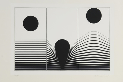 2 Blätter: Senza titolo, 1965; Senza titolo