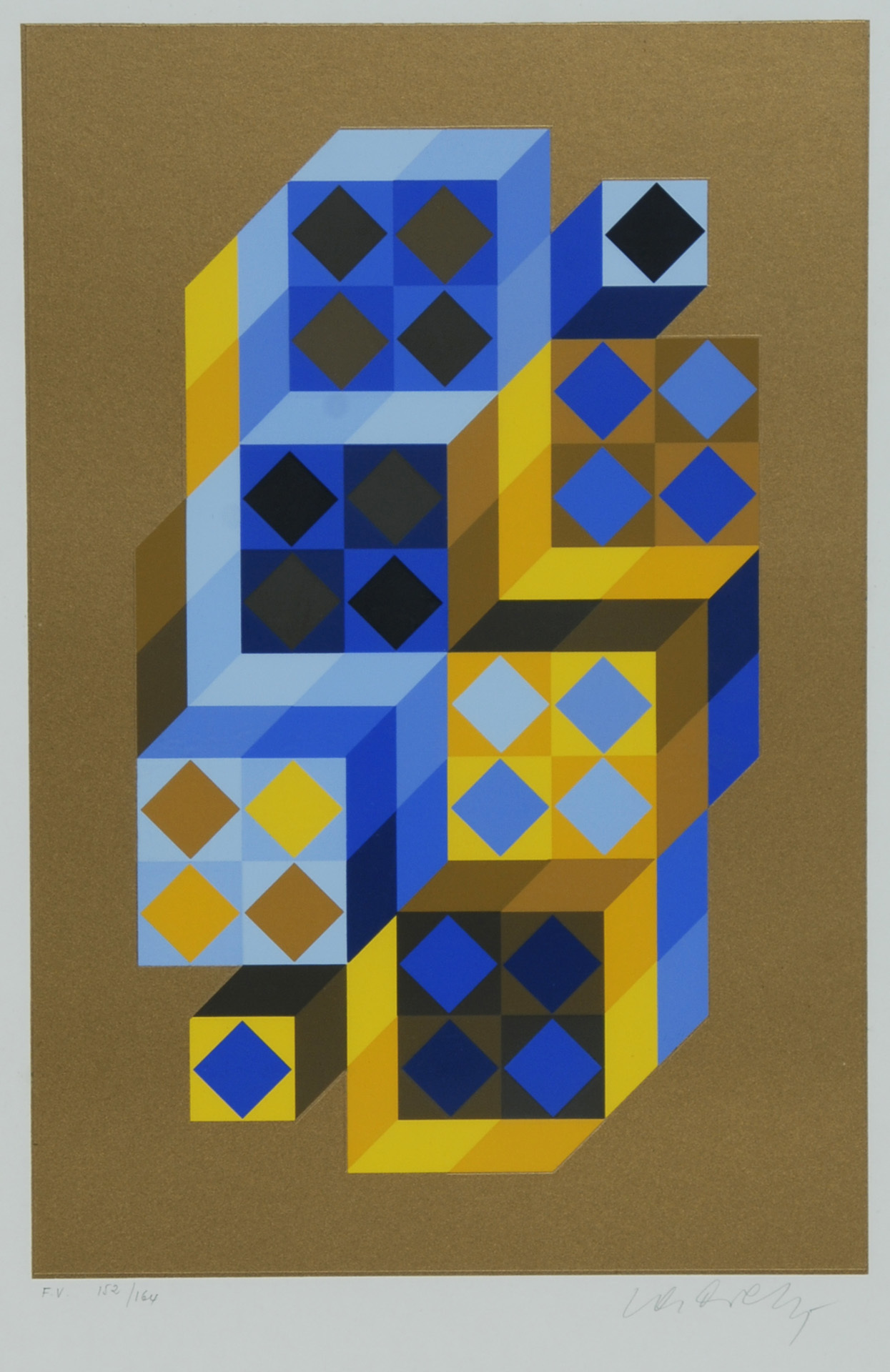 Victor Vasarely, Composition