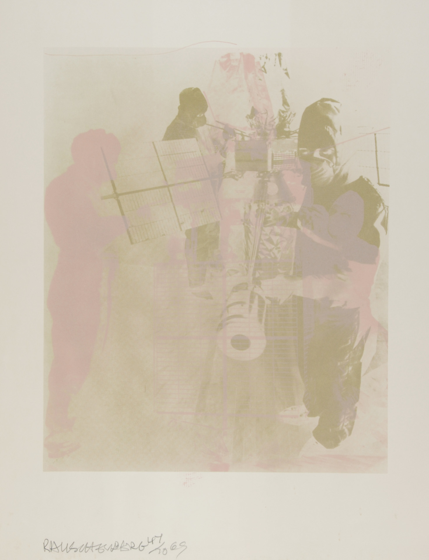 Robert Rauschenberg, Shell, aus "Stoned Moon Series"