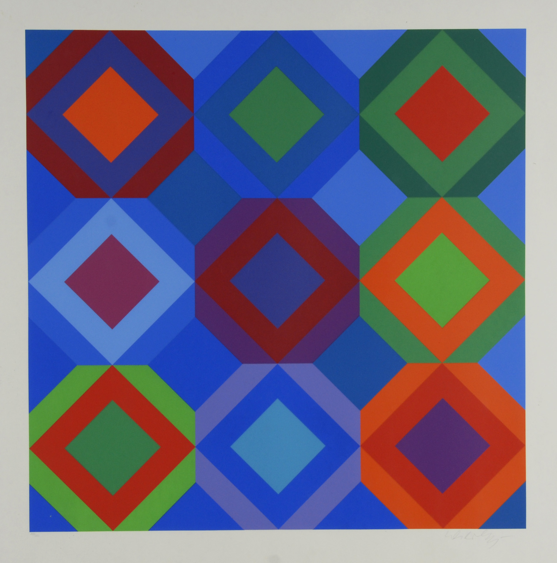 Victor Vasarely, Komposition