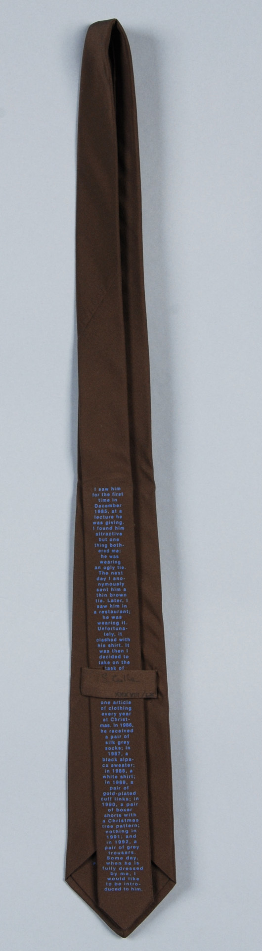 Sophie Calle, The Tie