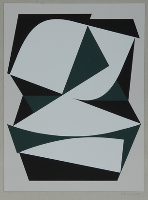 2 Blätter: Sans titre, aus "Cassou, Kassák, Vasarely"