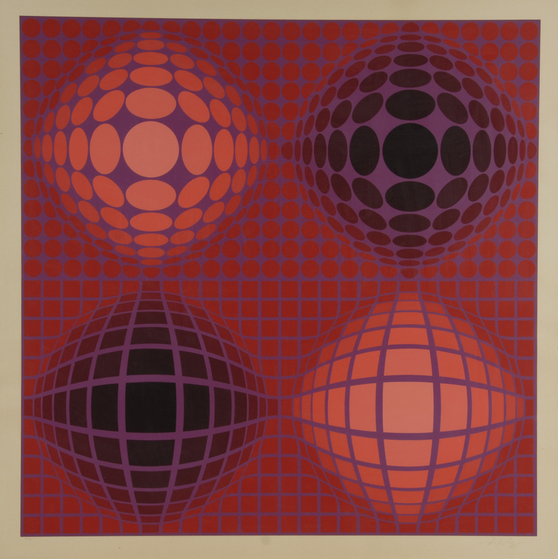 Victor Vasarely, Komposition