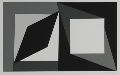 2 Blätter: Sans titre, aus "Cassou, Kassák, Vasarely"