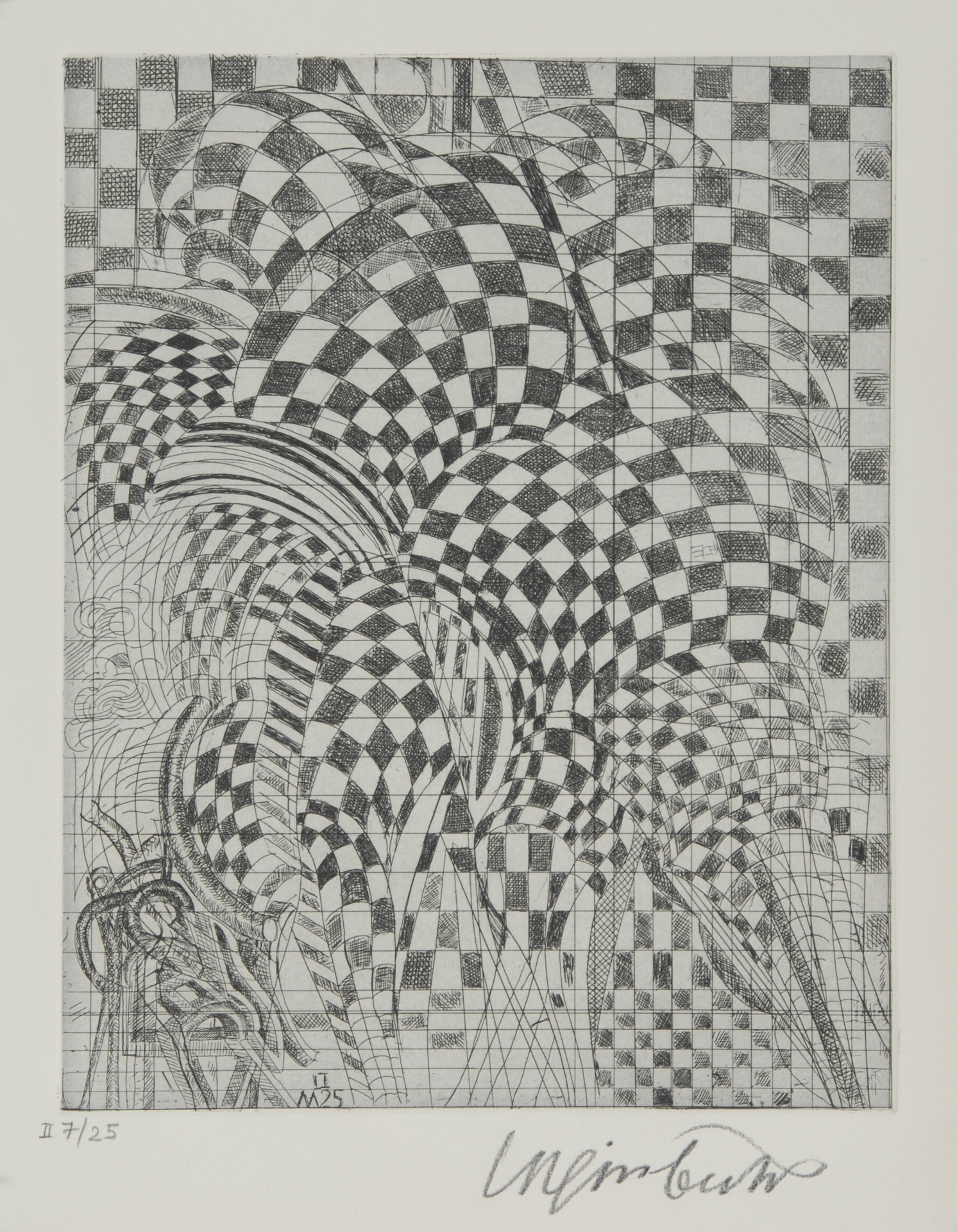 Bernhard Luginbühl, Der Schachbretter